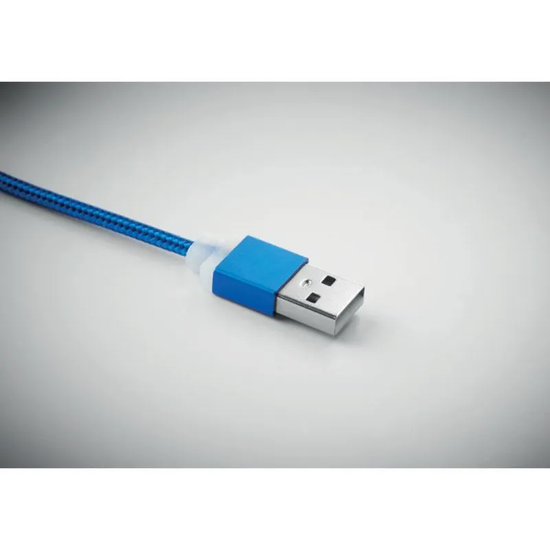 Llavero con set de cables promocional