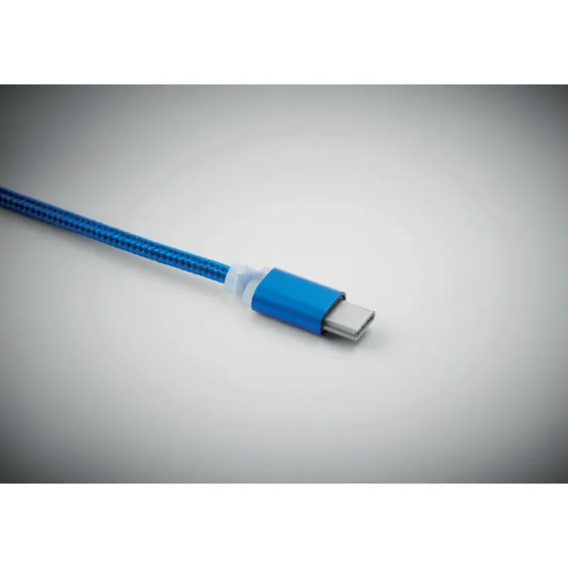 Llavero con set de cables promocional