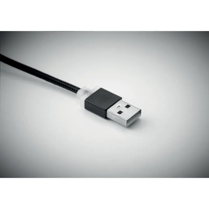 Llavero con set de cables promocional