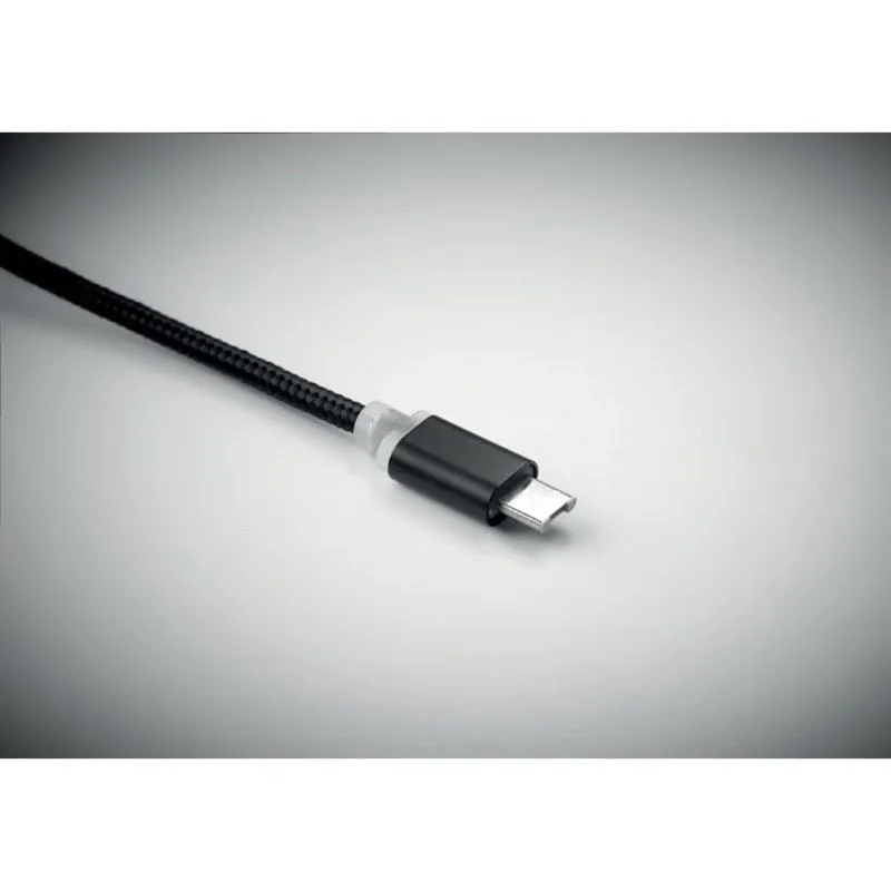 Llavero con set de cables promocional