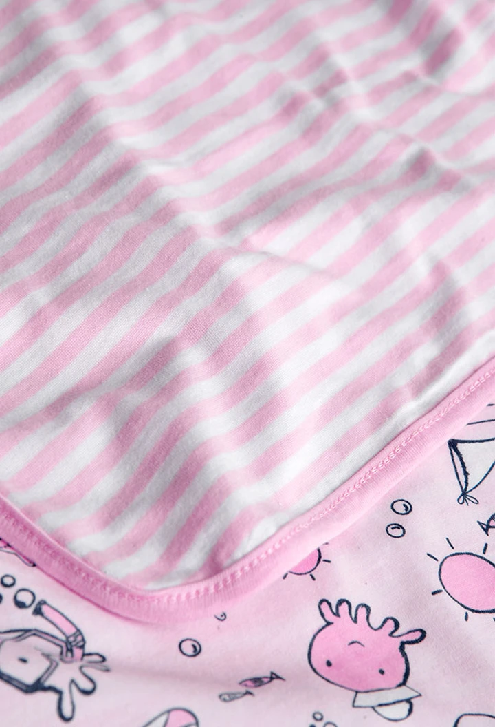 Manta de punto estampada de bebé