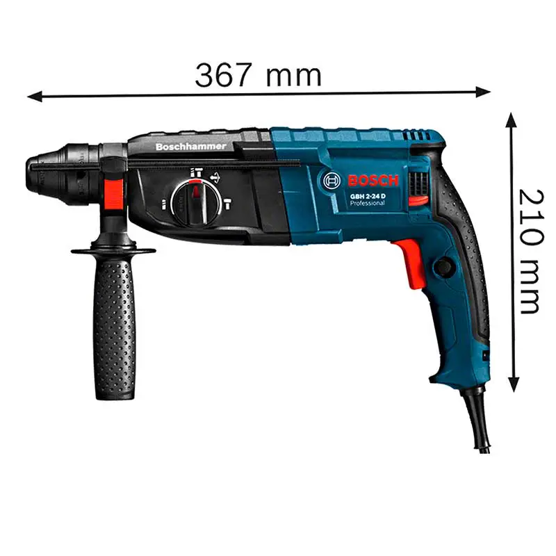 MARTILLO PERFORADOR BOSCH PROFESSIONAL GBH 224D 820 W