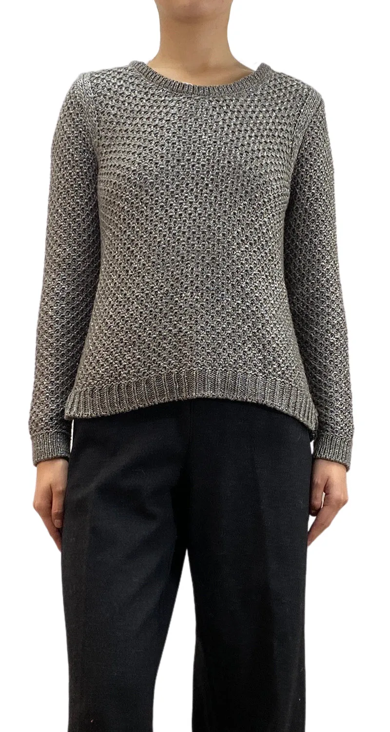 MASSIMO DUTTI Sweater Cerrado Gris