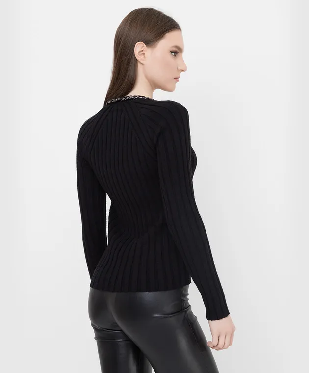 Max & Co Pablo black jumper with chain