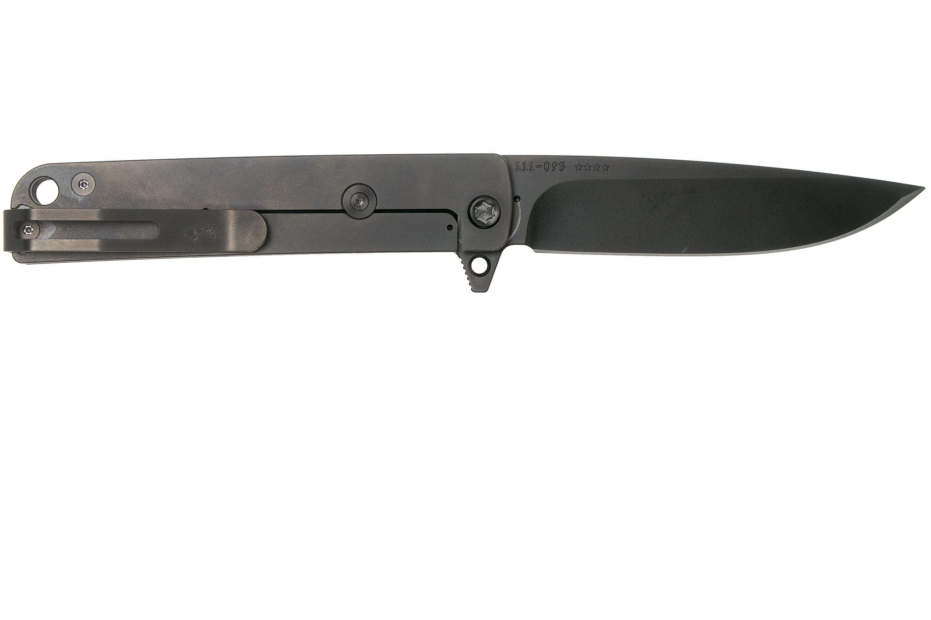 MEDFORD M48 S35VN, PVD BLADE, BLUE HANDLE, PVD HARDWARE NAVAJA