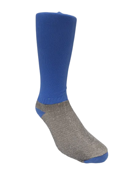 MEDIAS DE FUTBOL CELESTE POR MAYOR 6 PARES  MF CELES