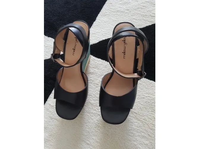 Mellow Yellow Sandalias Negro 