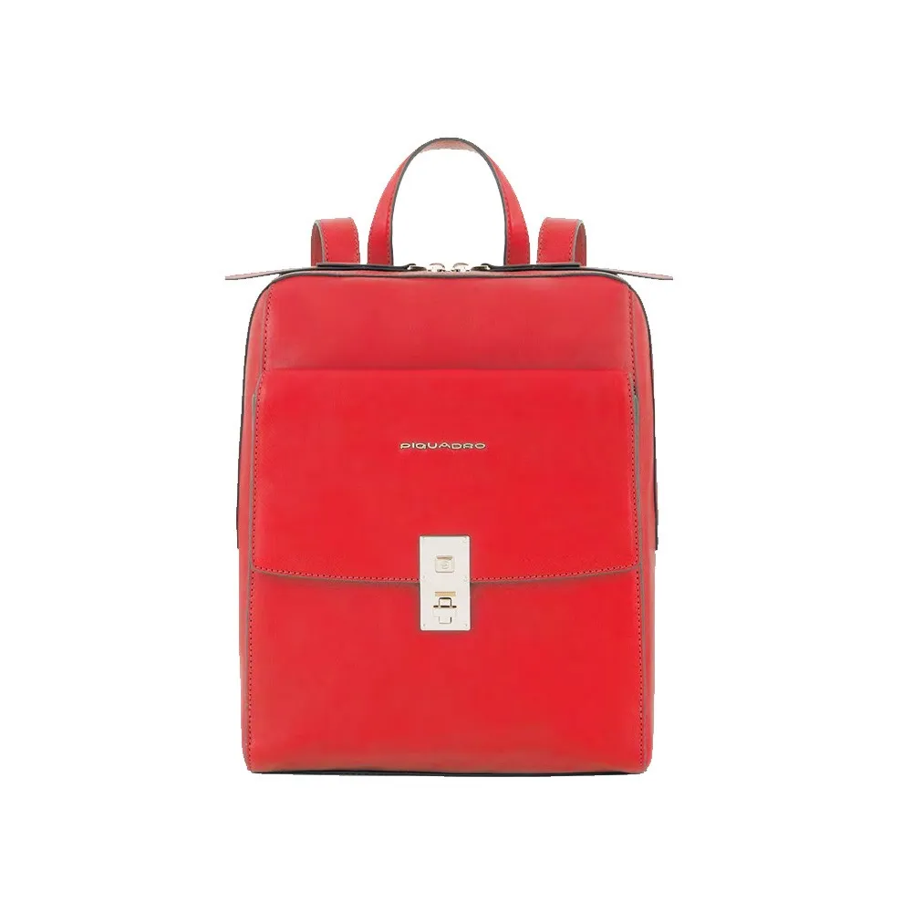 Mochila de Piel Piquadro CA5733DF/R Color Rojo