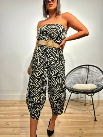 Mono Off Shoulder NAUKA Print