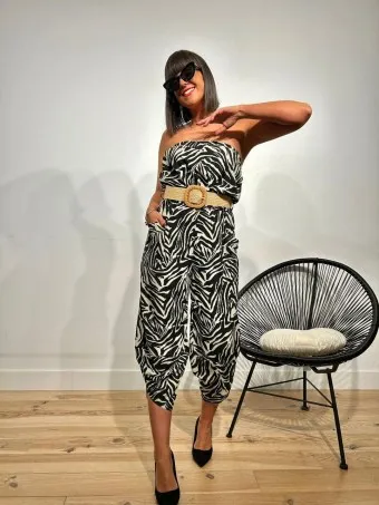 Mono Off Shoulder NAUKA Print