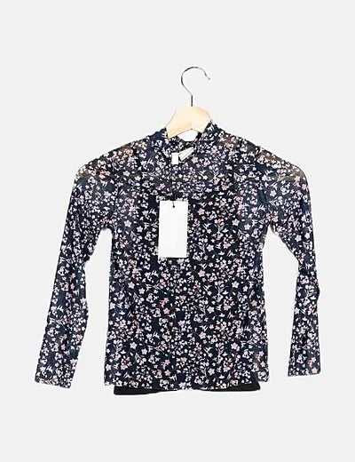 Name it Camiseta tul estampado floral