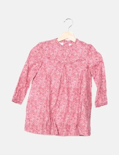 Neck & Neck Vestido rojo estampado floral