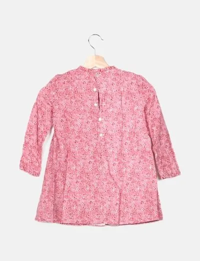 Neck & Neck Vestido rojo estampado floral
