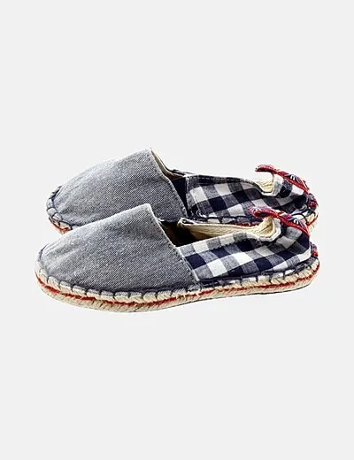 NoName Alpargata denim combinada detalle étnico