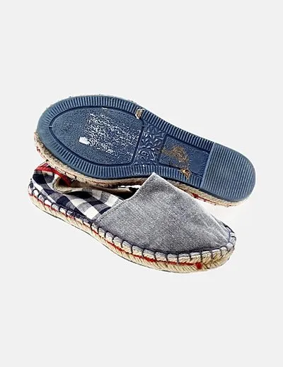 NoName Alpargata denim combinada detalle étnico