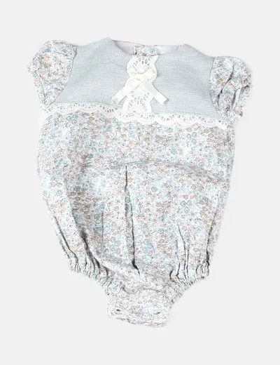 NoName Body verde estampado floral