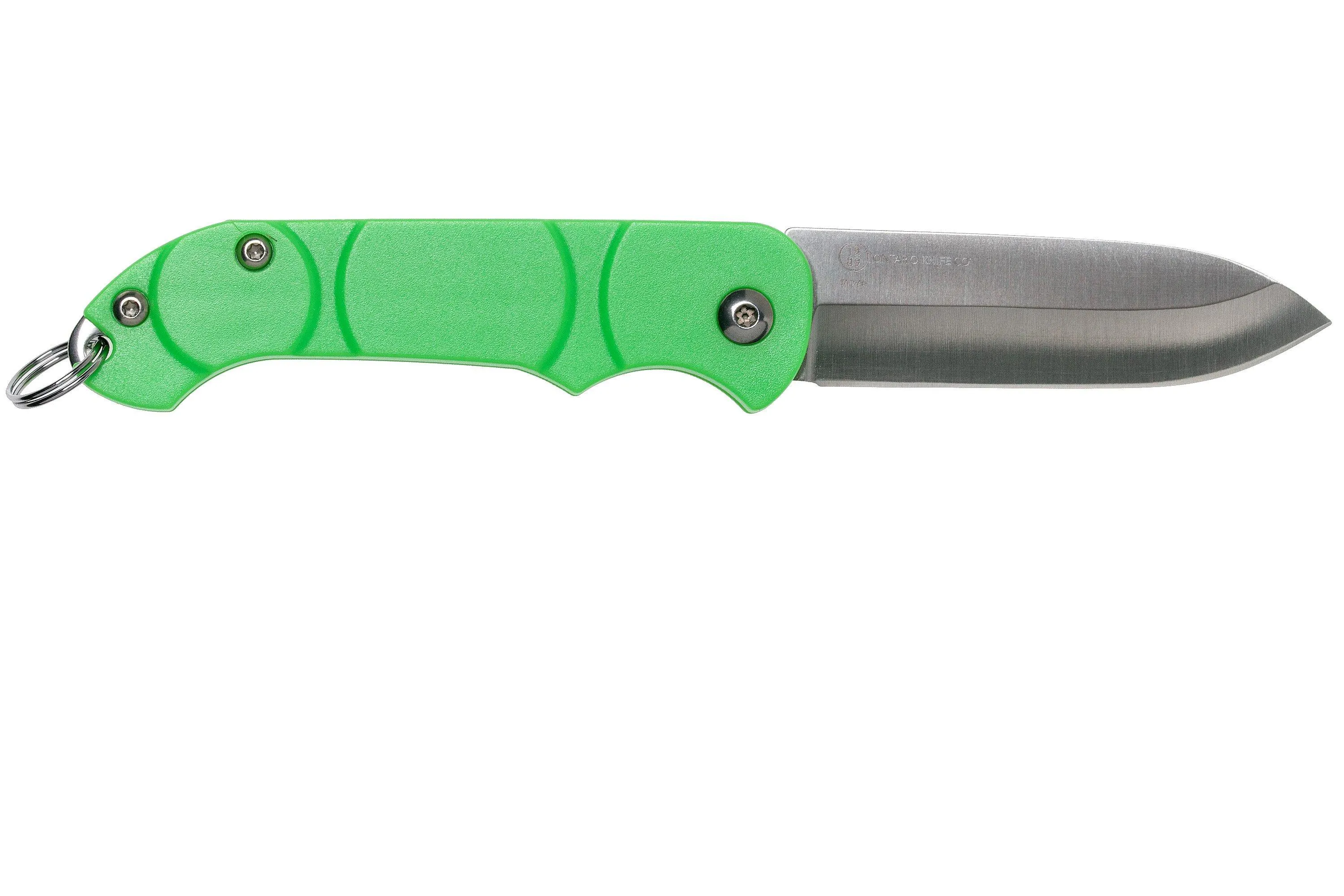 Ontario Knives Traveler 8901GR verde, navaja llavero