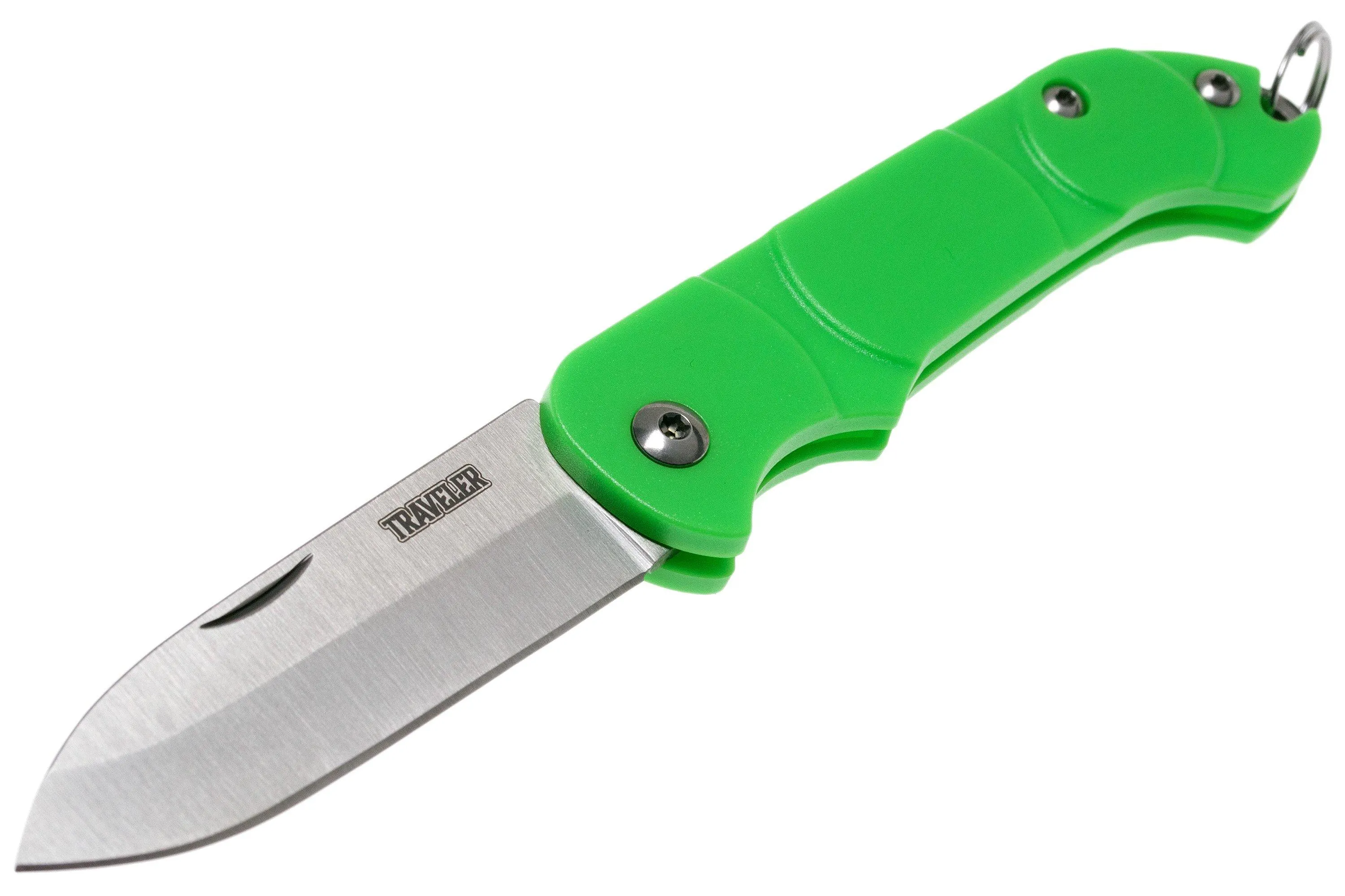 Ontario Knives Traveler 8901GR verde, navaja llavero