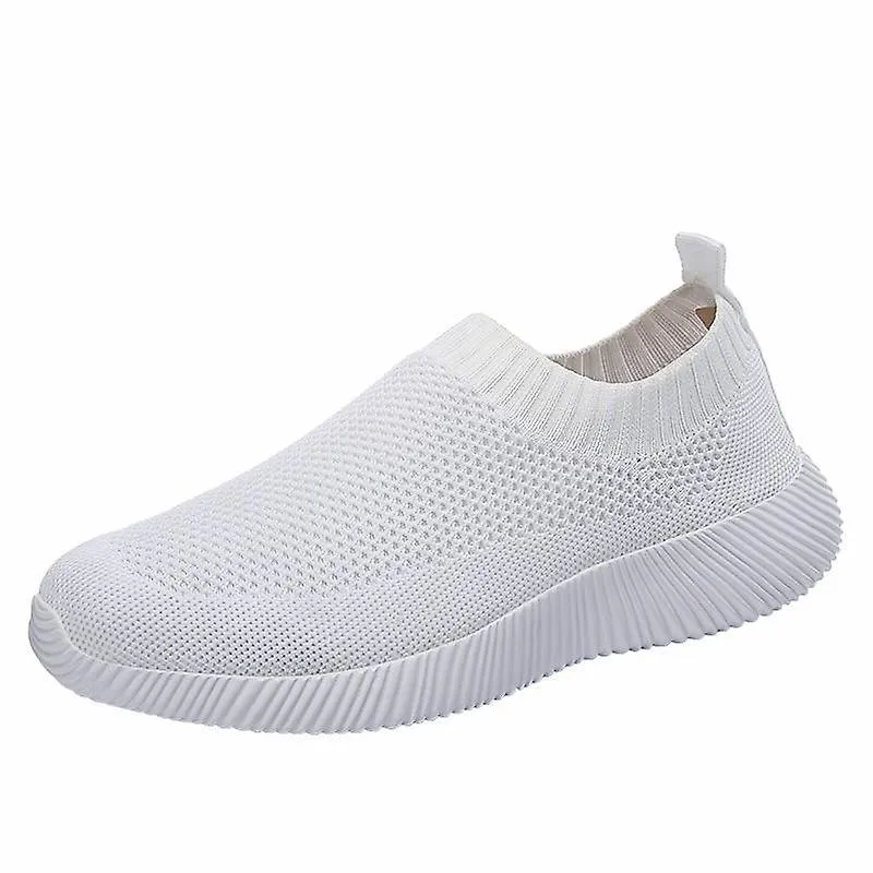 OUTDOOR TRAINERS SLIPON LIGHTWEIGHT SOLID COLOR GYM SHOES SET  2