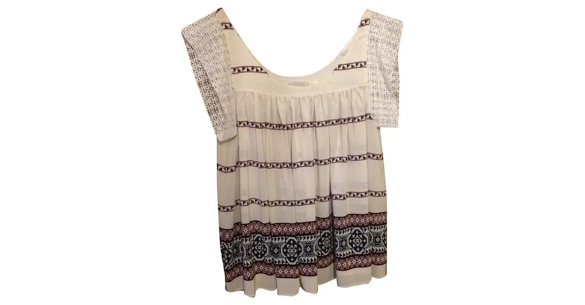 Pablo De Gerard Darel Tops Negro Blanco roto 