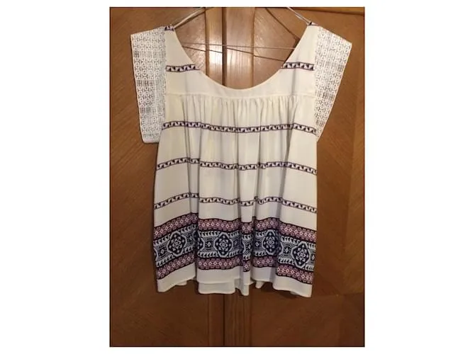 Pablo De Gerard Darel Tops Negro Blanco roto 