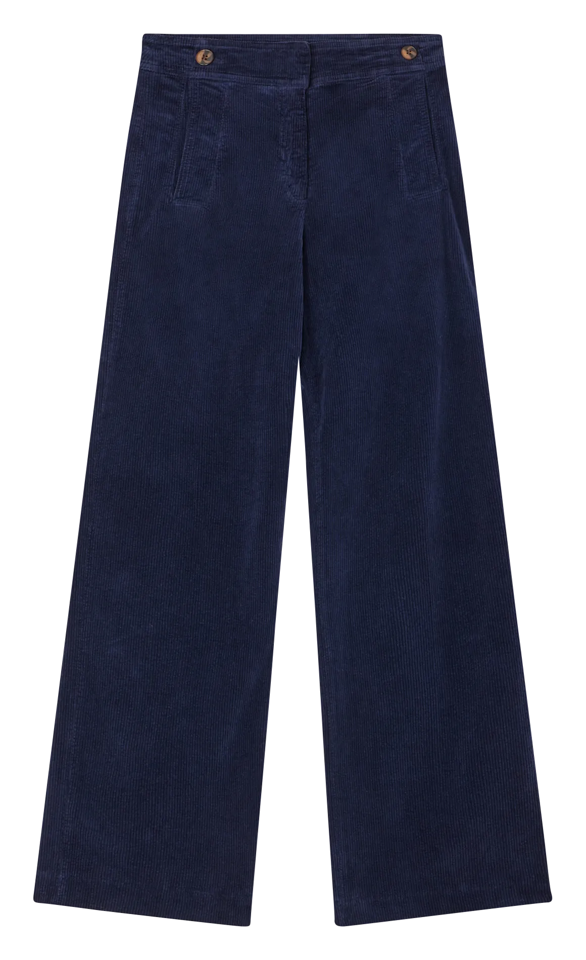 PABLO NUR  PANTALóN CHINO RECTO DE PANA EN AZUL