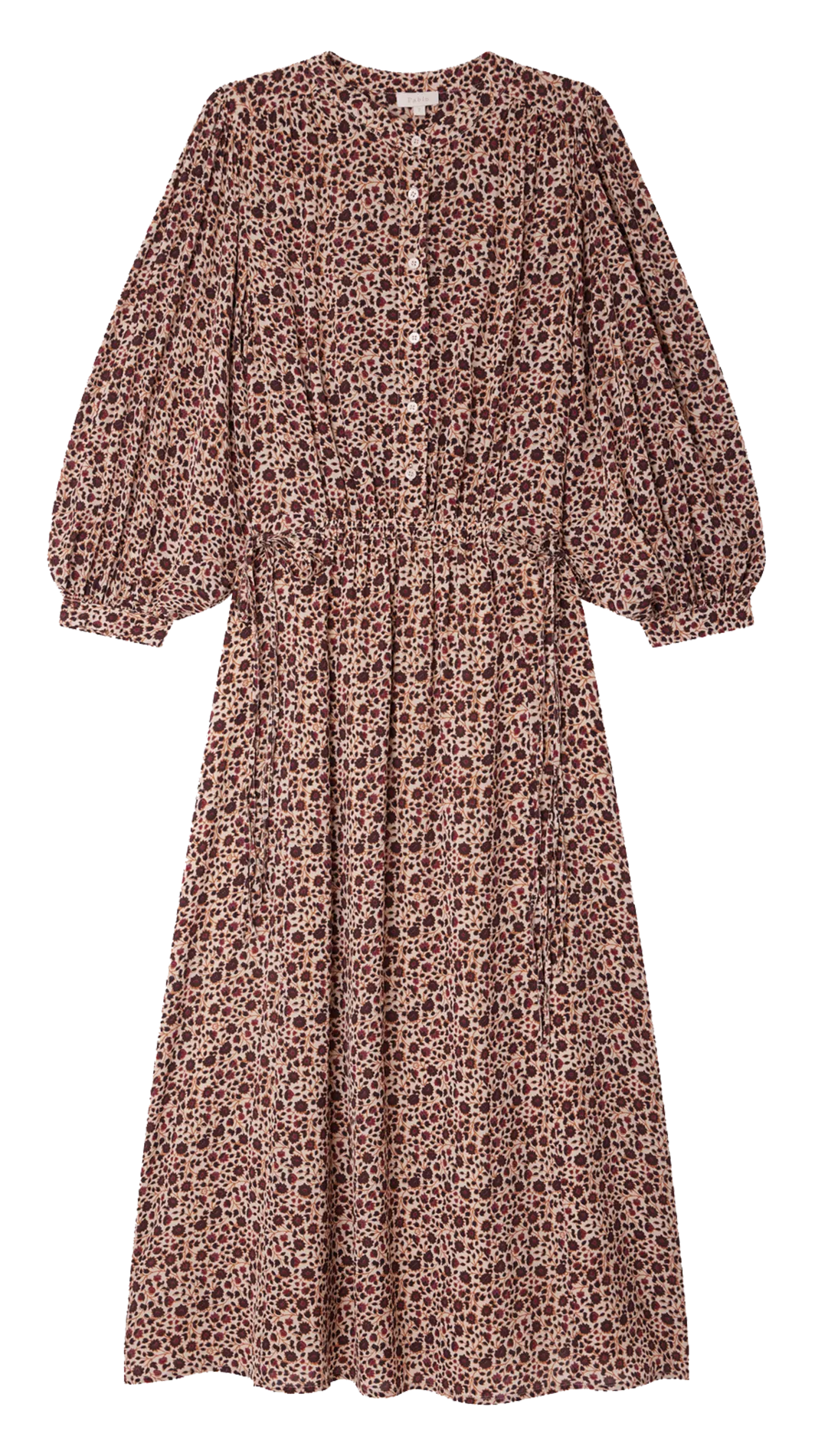PABLO SOIZIC  VESTIDO ESTAMPADO EN BEIGE