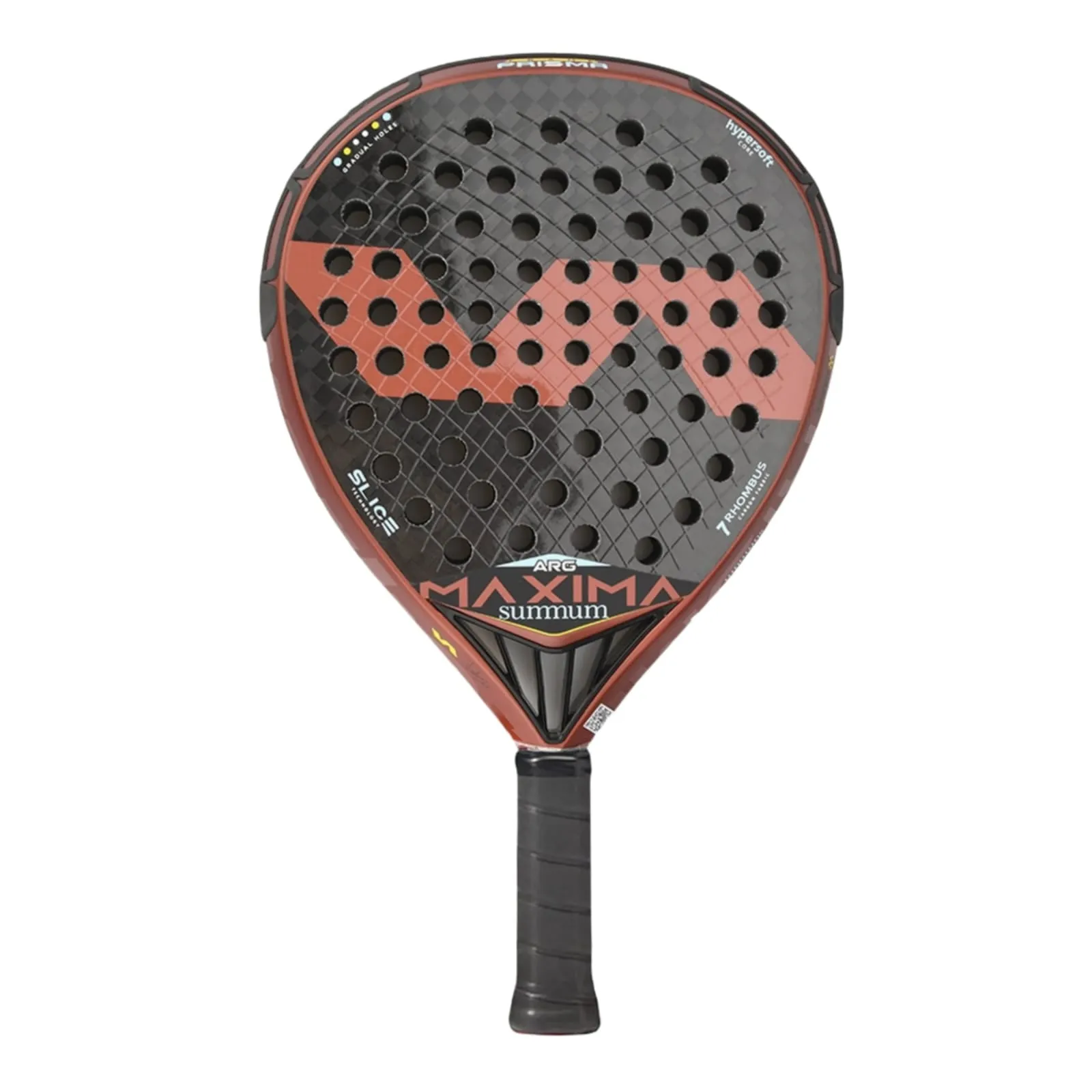 PALETA DE PADEL VARLION MAXIMA SUMMUM PRISMA PREMIER PADEL ARGENTINA 2022  FIBRA DE CARBONO