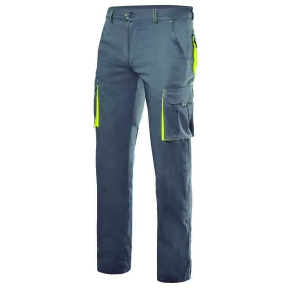 PANTALON TRABAJO T56 ELAST. GR/AMA MLTIBOL VELILLA 103008S8/2056