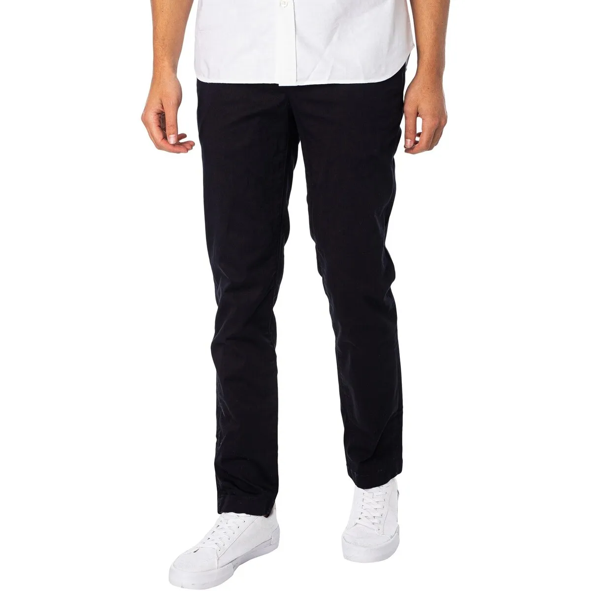 Pantalones Chinos Elásticos De Corte Slim Clásico