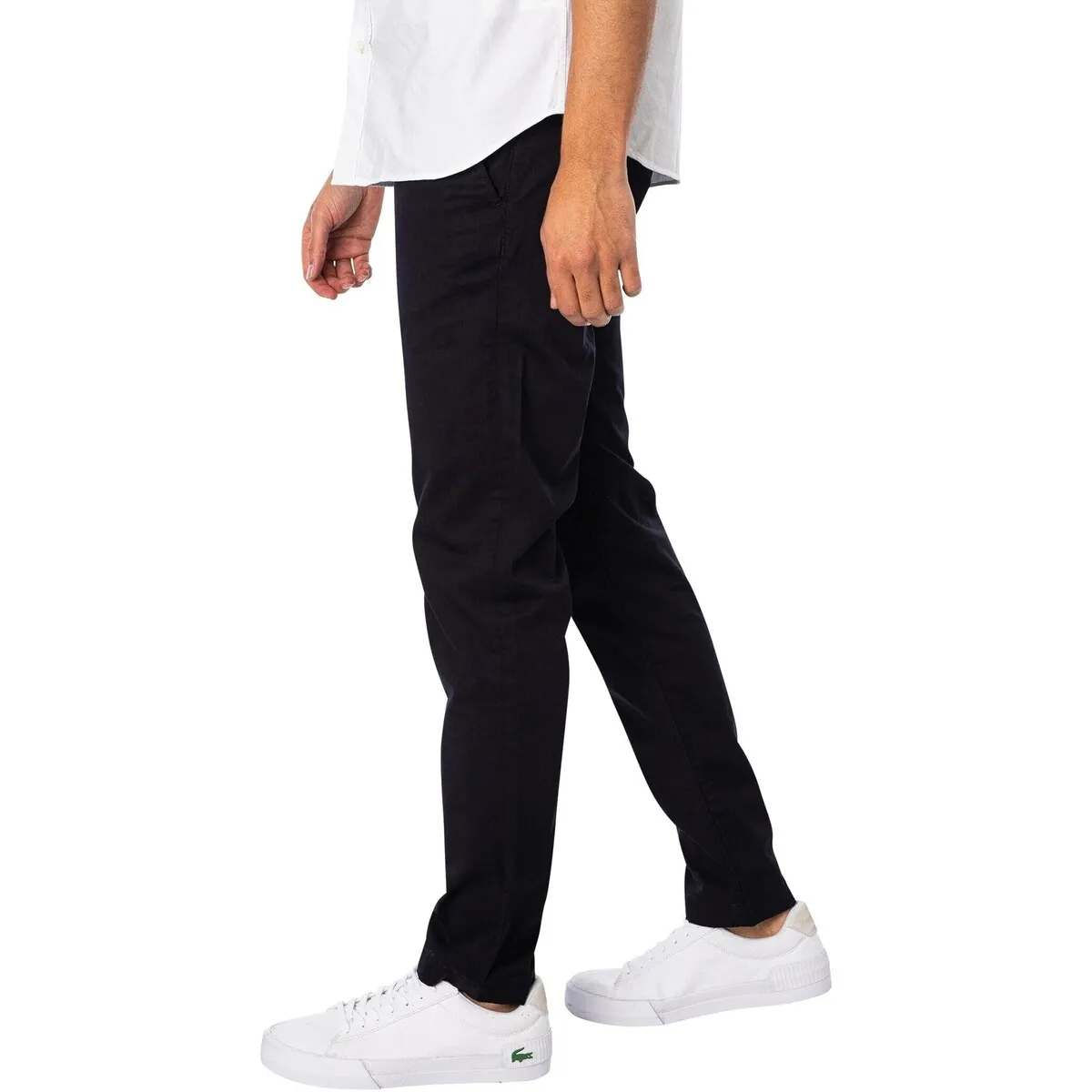 Pantalones Chinos Elásticos De Corte Slim Clásico