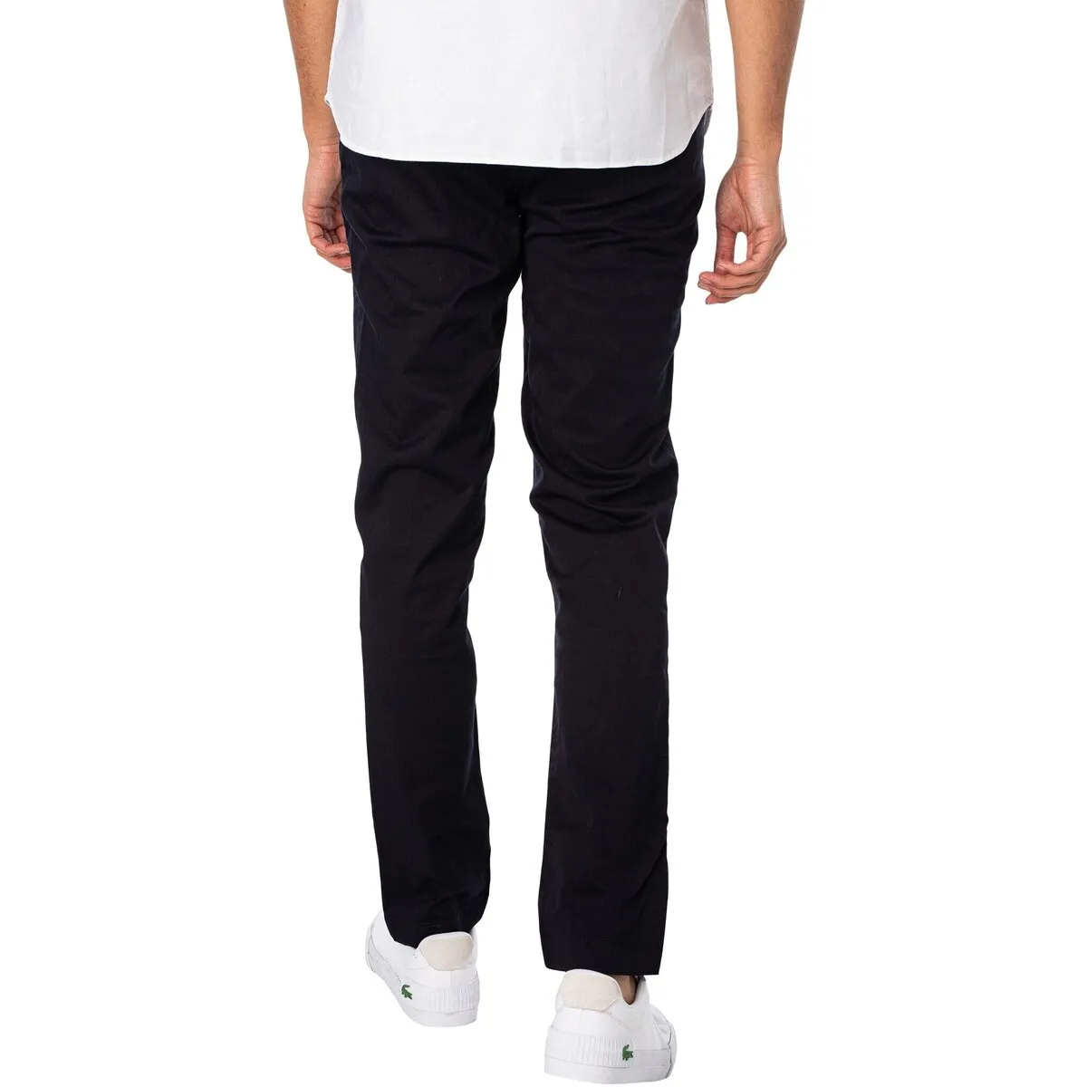 Pantalones Chinos Elásticos De Corte Slim Clásico