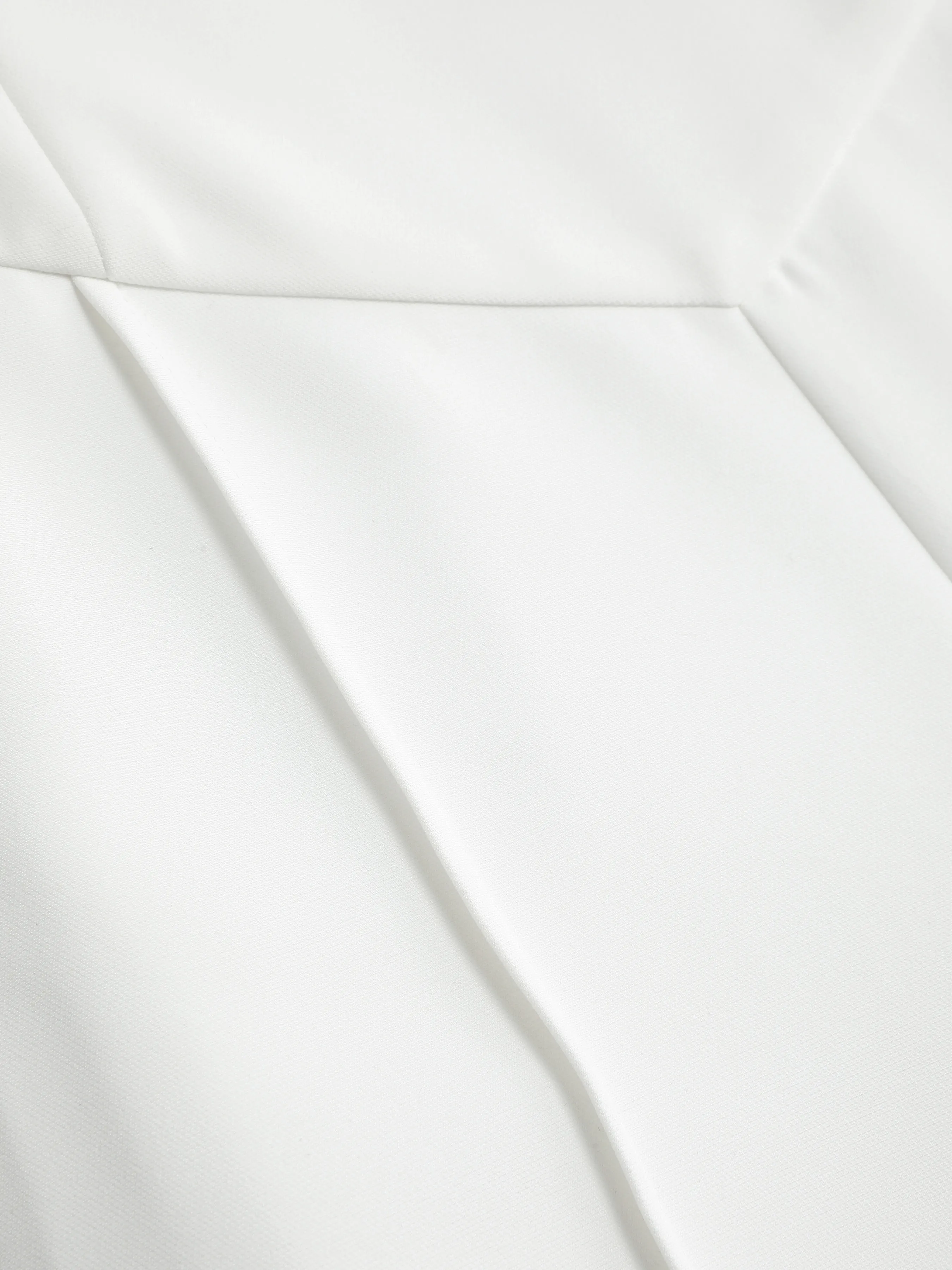  Pantalones de Pierna Ancha de Cintura Alta de Punto Sólido