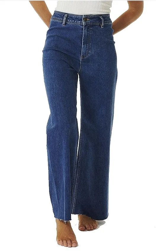 PANTALONES VAQUEROS RIP CURL HOLIDAY DENIM  DARK BLUE  WOMEN´S