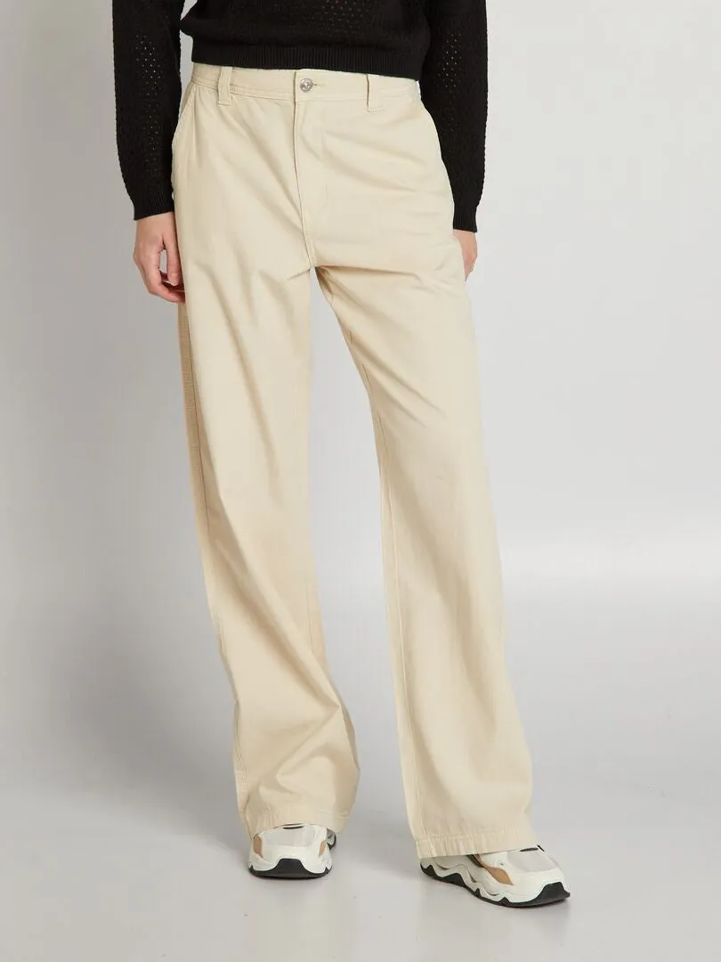 PANTALóN ANCHO LIGERO  GRIS