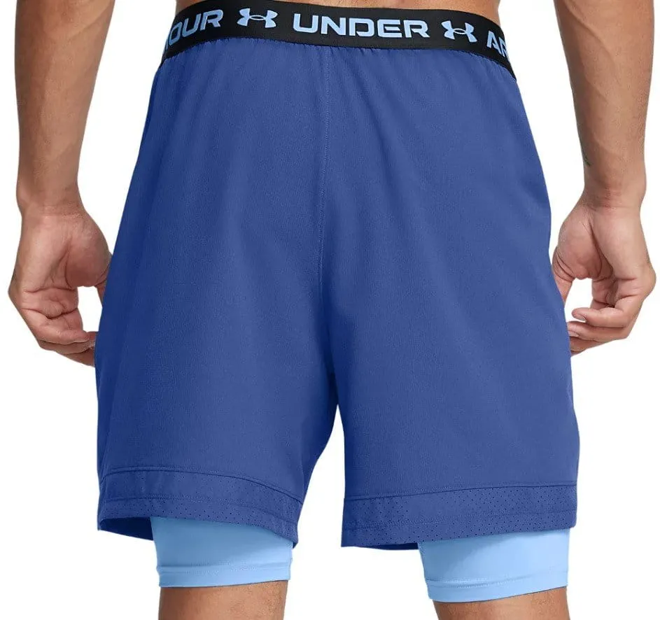 PANTALóN CORTO UNDER ARMOUR UA VANISH WOVEN 2IN1 STSBLU