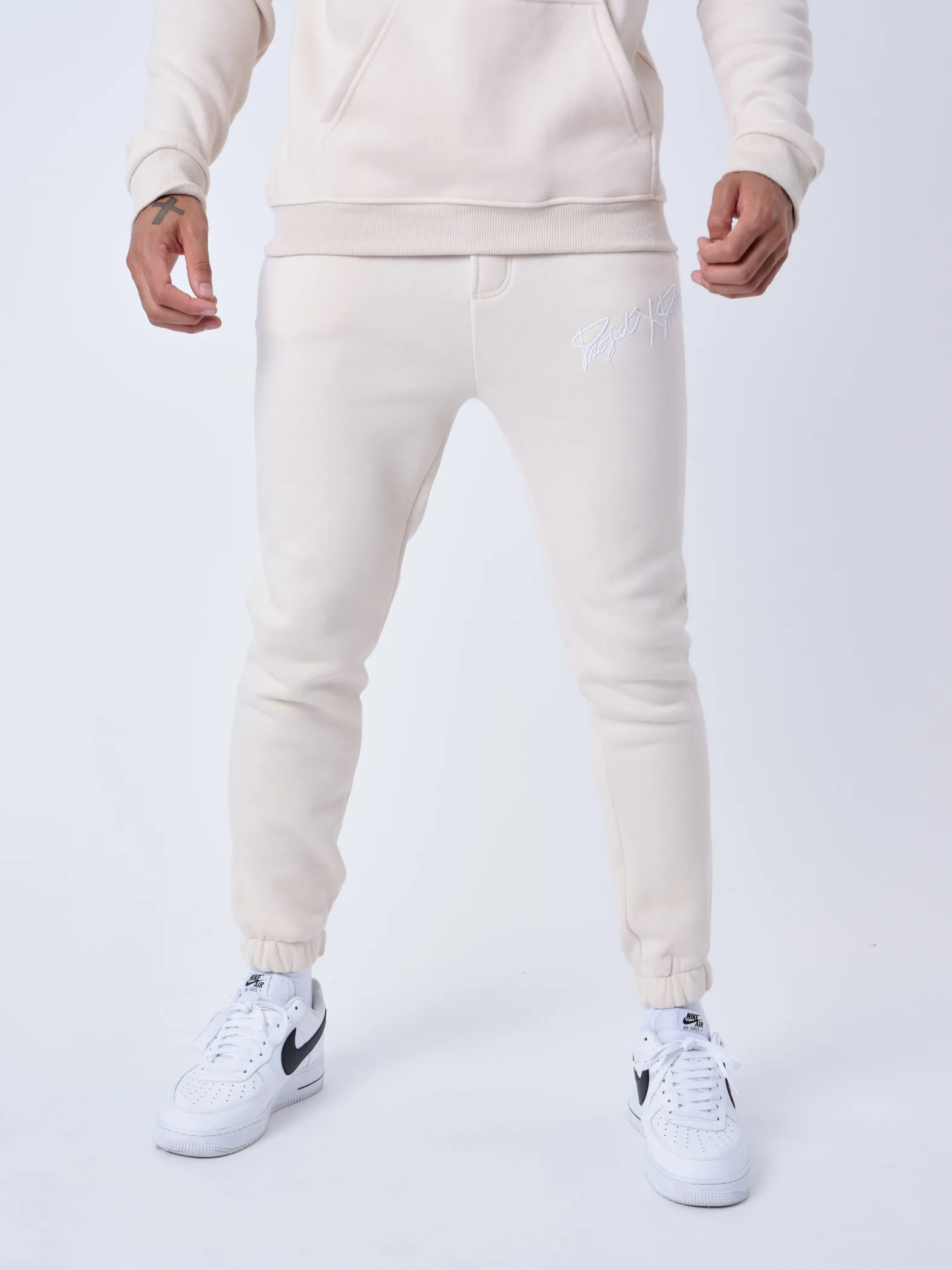 Pantalón de chándal básico con bordado completo del logotipo