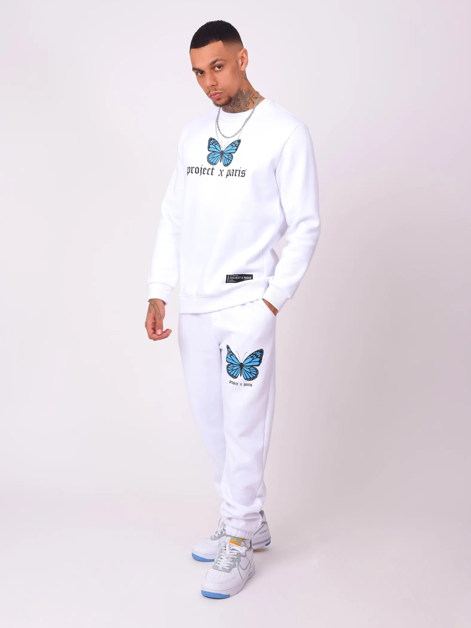 Pantalón de chándal con estampado de mariposas