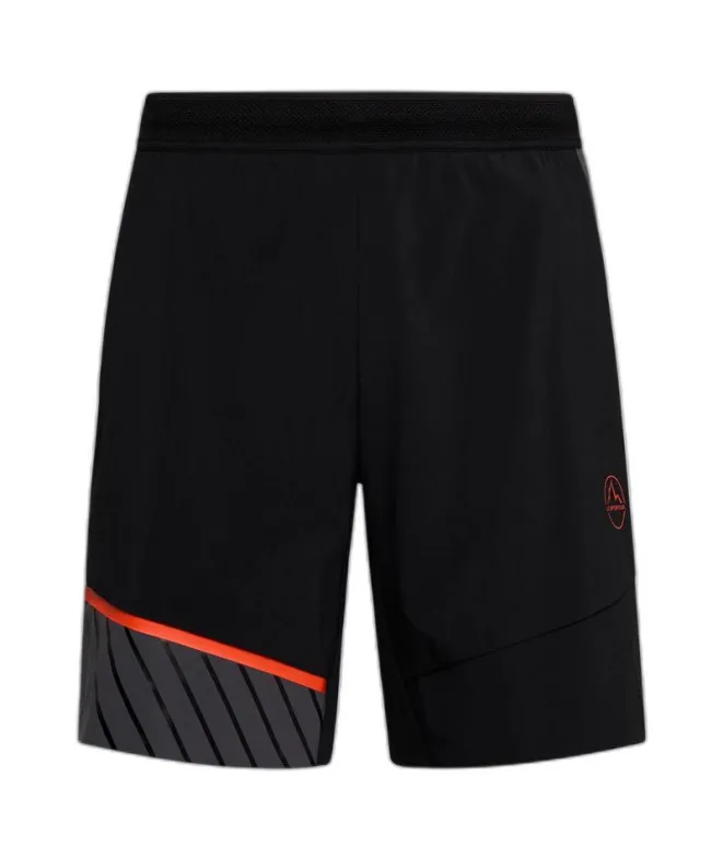 Pantalón de Escalada La Sportiva Comp Short Hombre Negro/rojo