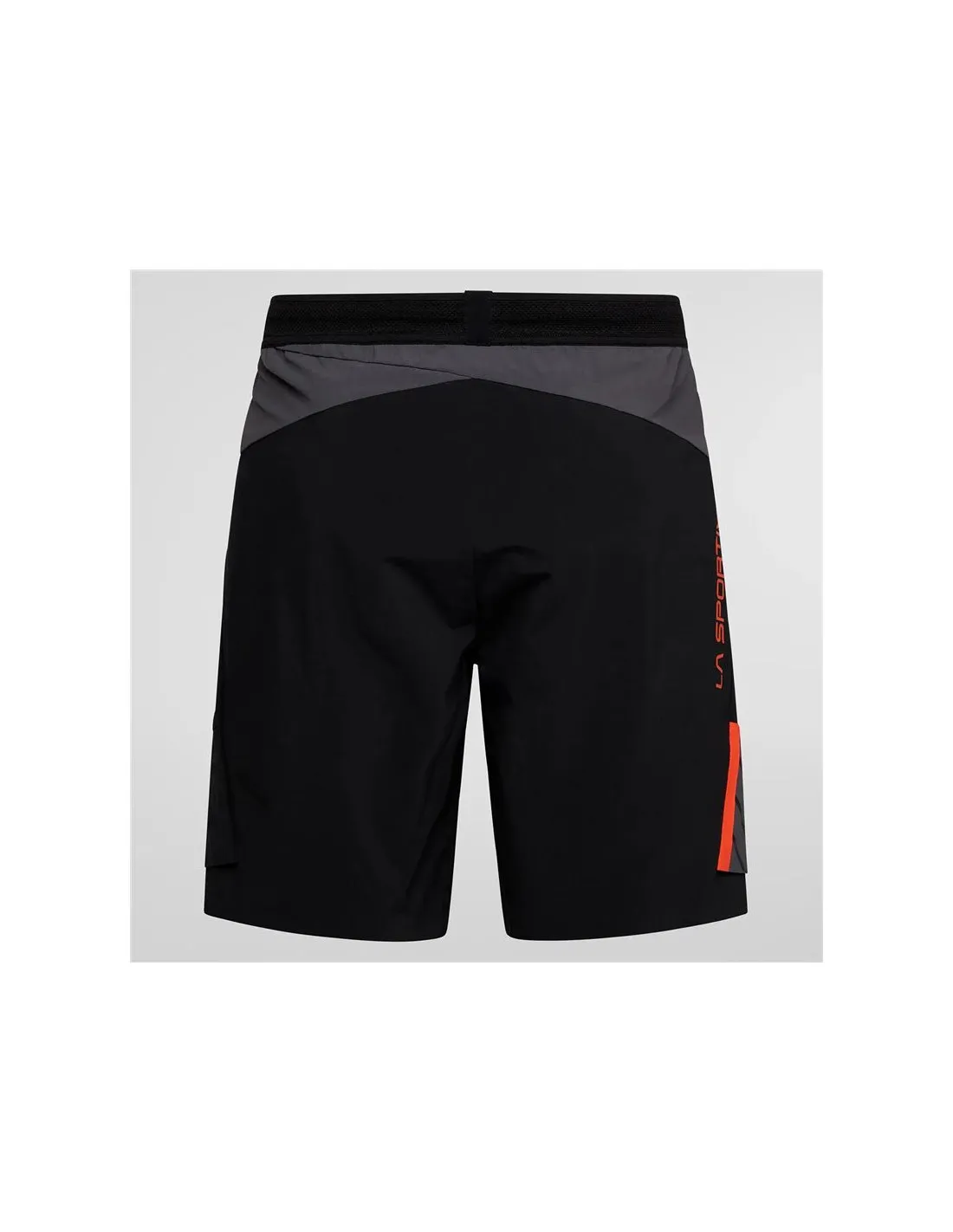 Pantalón de Escalada La Sportiva Comp Short Hombre Negro/rojo