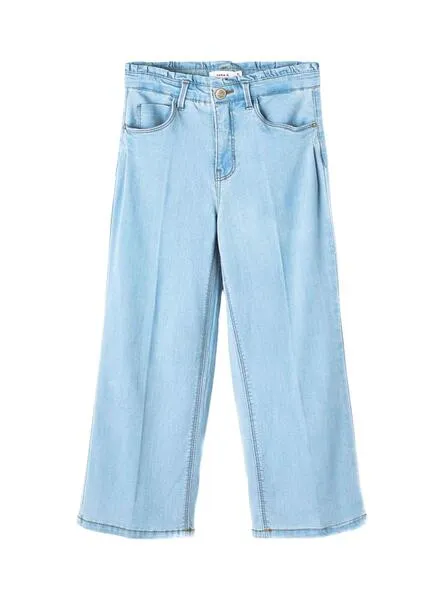 Pantalón Name It Wide Azul Para Niña