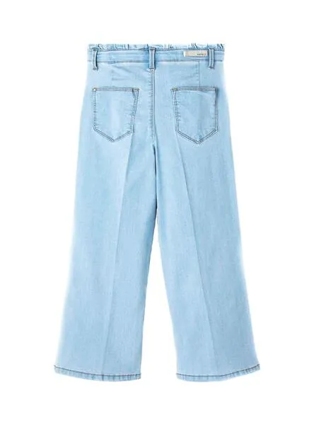 Pantalón Name It Wide Azul Para Niña