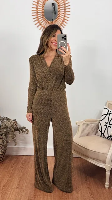 Pantalón Noor Dorado