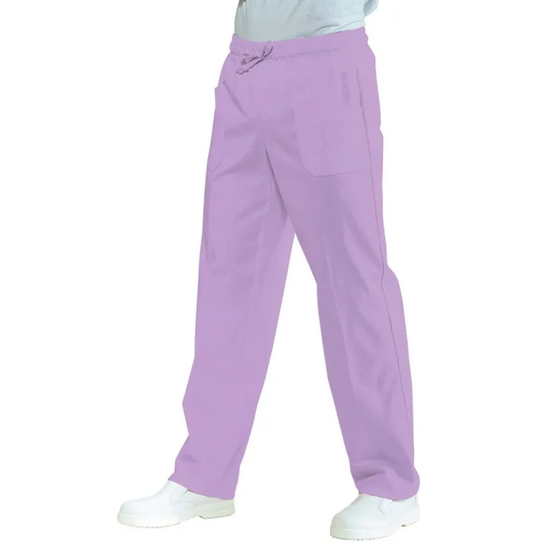PANTALóN SANITARIO CON GOMA Y CINTA LILA ISACCO  OFERTA