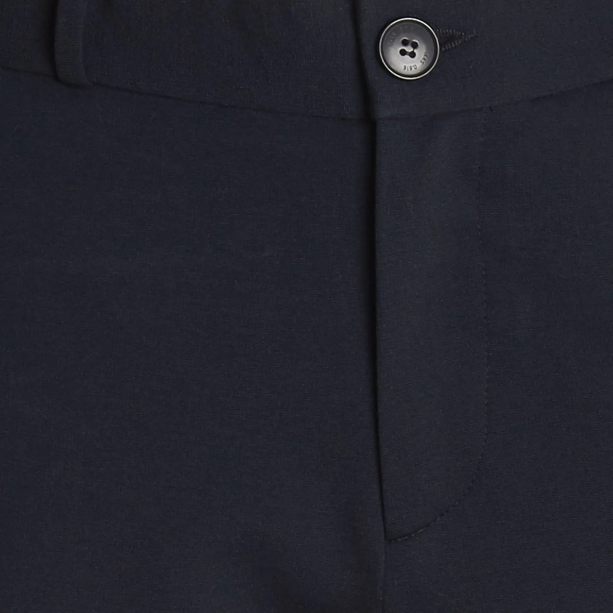 Pantalón slim de algodón en azul