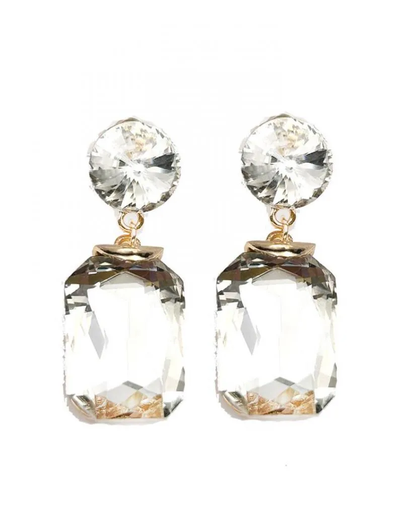 PENDIENTES LARGOS DE FIESTA EXTRA BRILLO PARA BODAS DE NOCHE