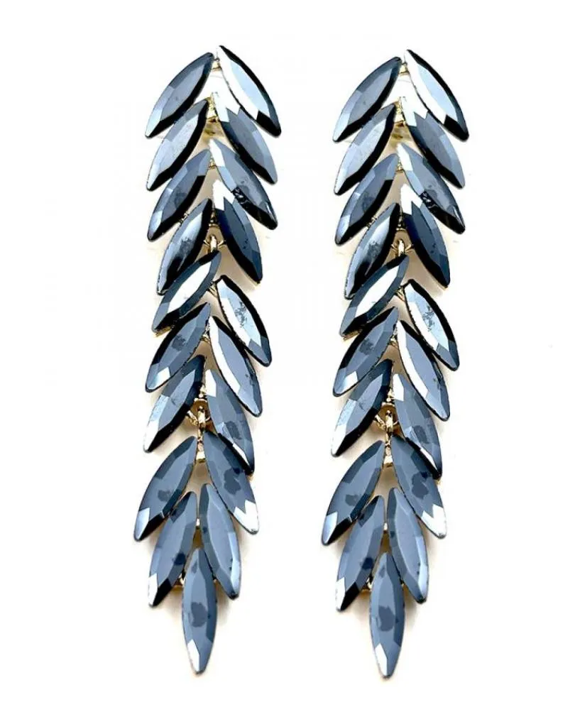 PENDIENTES LARGOS NEGROS PARA BODAS DE NOCHE ESPECIAL INVITADAS
