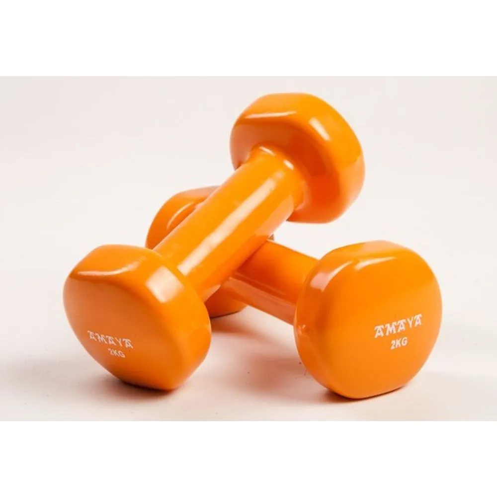 PESAS DE VINILO 2 KG  MANCUERNAS AMAYA SPORT  61003200