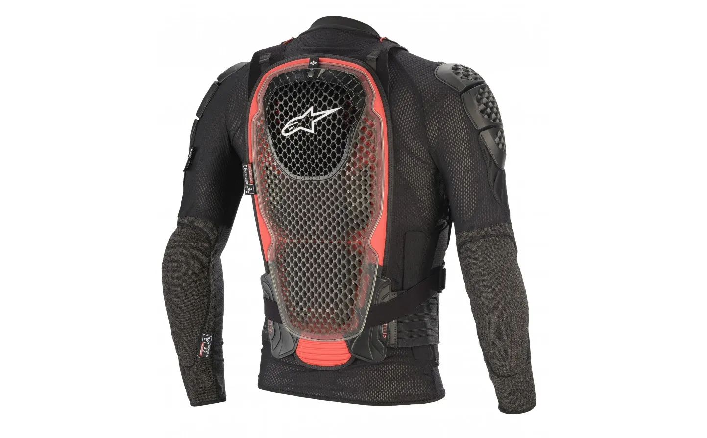 PETO ALPINESTARS BIONIC TECH V2 PROTECTION JACKET NEGRO ROJO |650652013|