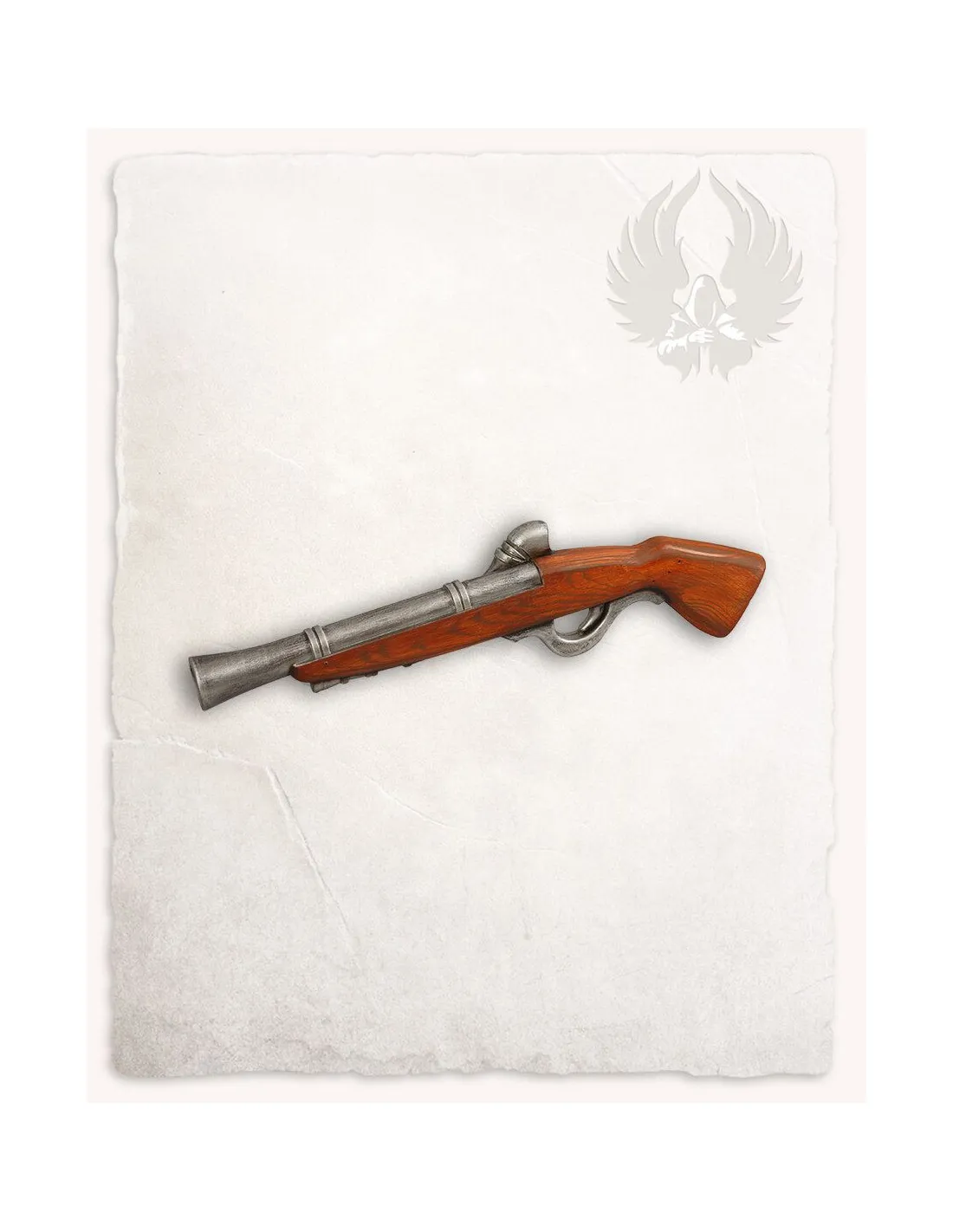 Pistola, tipo trabuco, Rembert , en espuma para LARP